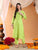 Ananya Chikankari Kurta Pant Cotton Co-ord Set (Parrot Green)