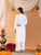 Maryam Chikankari Rayon Co-ord Set (White)