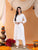 Ananya Chikankari Kurta Pant Cotton Co-ord Set (White)