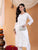 Ananya Chikankari Kurta Pant Cotton Co-ord Set (White)
