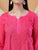 Meher Chikankari Ombre Rayon Co-ord Set (Pink)