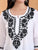 Navya Black Chikankari Cotton Short Kurti
