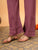 Faiza Chikankari Rayon Co-ord Set (Plum)