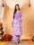 Faiza Chikankari Rayon Co-ord Set (Lavender)