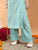 Priya Chikankari Kurta Palazzo Cotton Co-ord Set (Pastel Green)