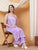 Raha Chikankari Strappy Rayon Co-ord Set (Lilac)
