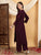 Faiza Chikankari Rayon Co-ord Set (Wine)